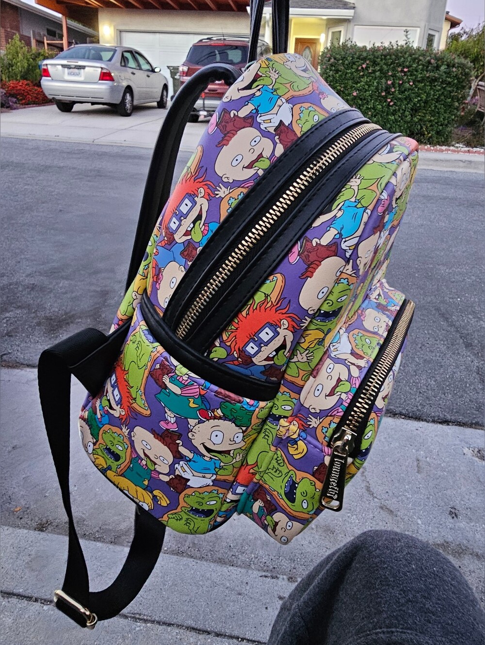 Loungefly Purple Rugrats Character Mini Backpack - Picture 4 of 4